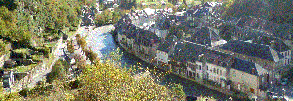 vue aérienne de Saint-Beat